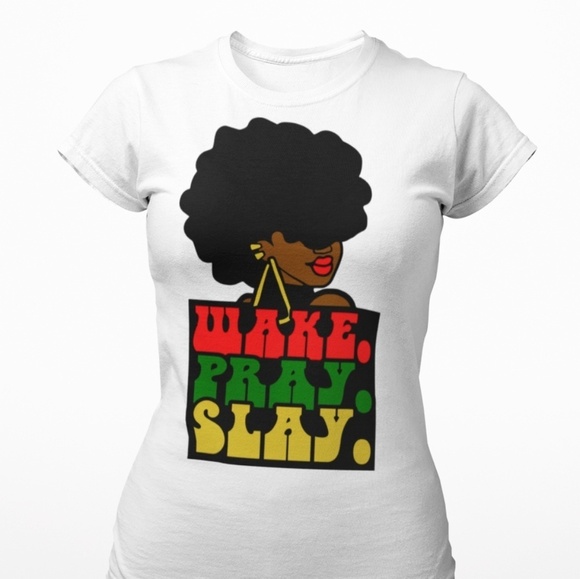 Wake. Pray.‎ Slay. Tee - Picture 1 of 3